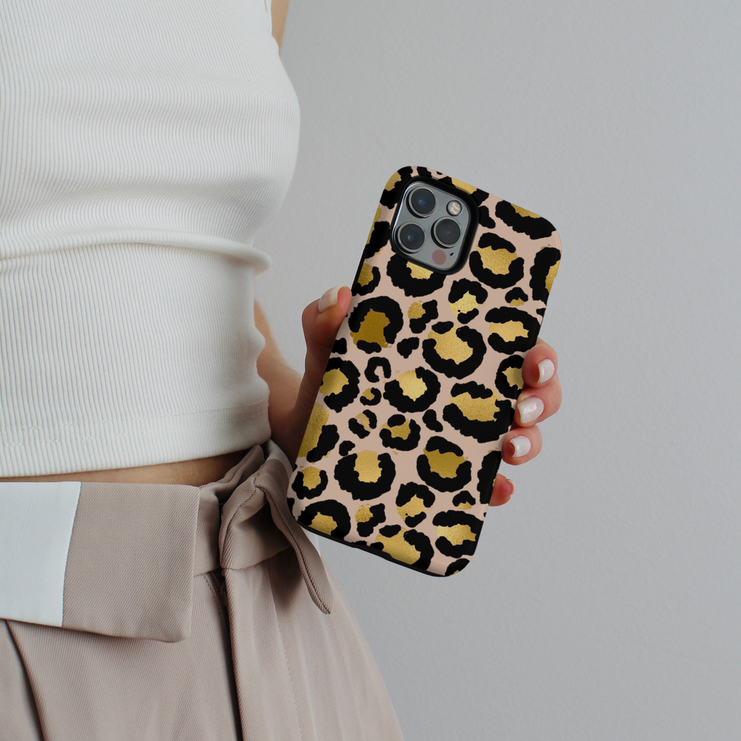 Tough MagSafe® Phone Case - Gold Leopard