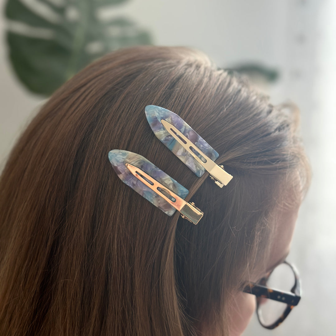 Creaseless Hair Clips - Oceanic Opal