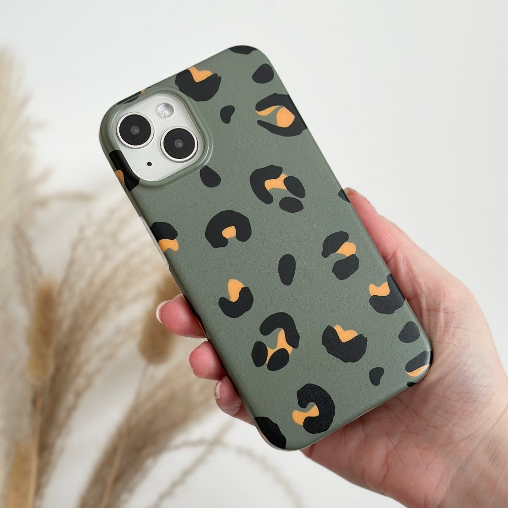 Khaki Leopard Phone Case