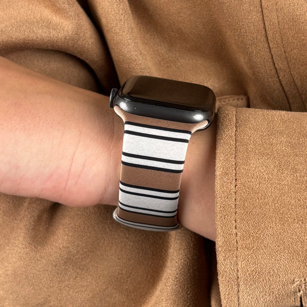Retro Stripes Apple Watch Strap