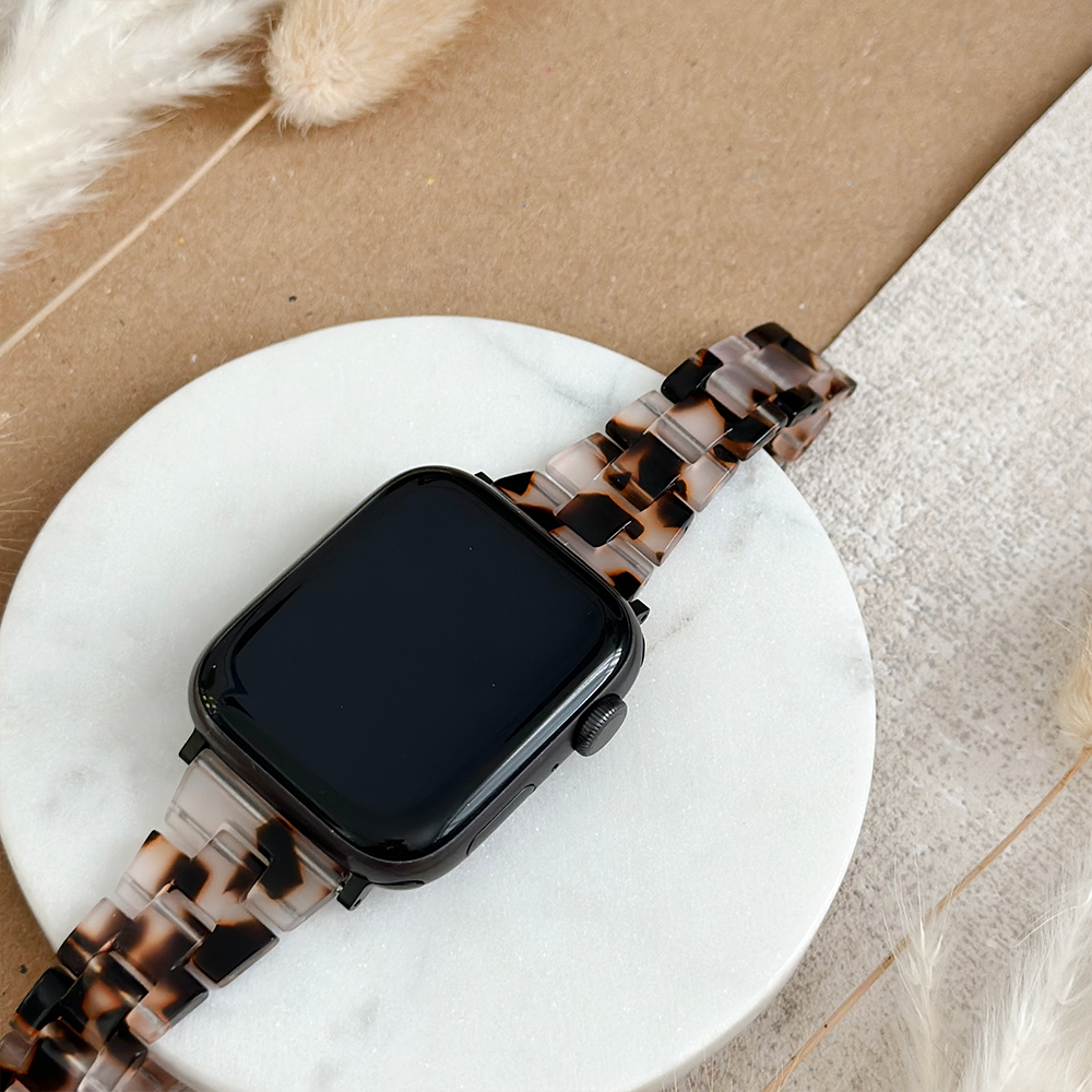 NEW - Slim Luxe Ivory Tort Apple Watch Strap