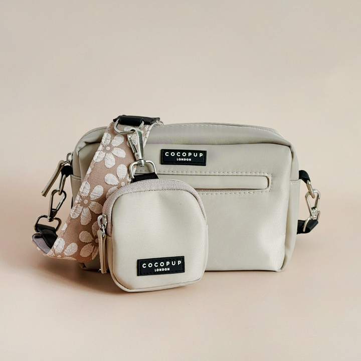 Dog Walking Bag Bundle - Mocha Flower