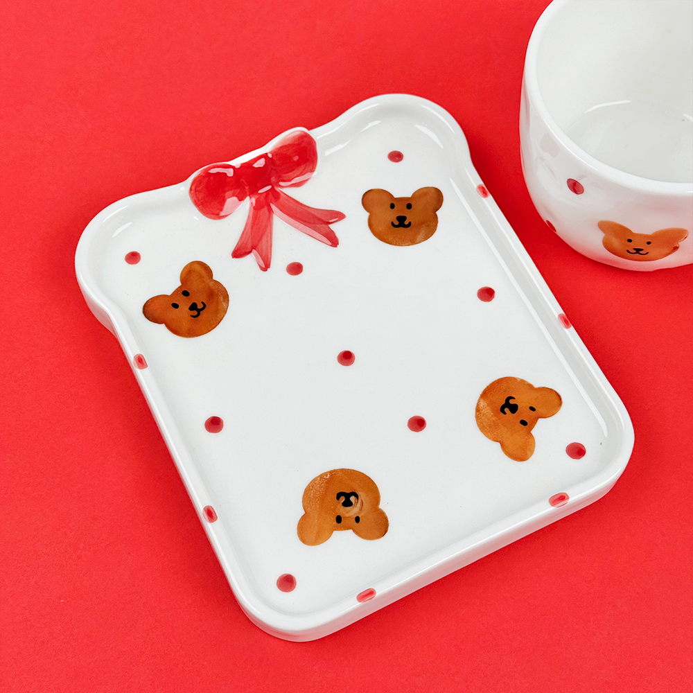 Beary Cute Mug & Toast Plate Set