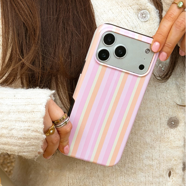 Tough Phone Case Pastel Stripes | iPhone & Samsung Tough Phone Case Pastel Stripes | iPhone & Samsung