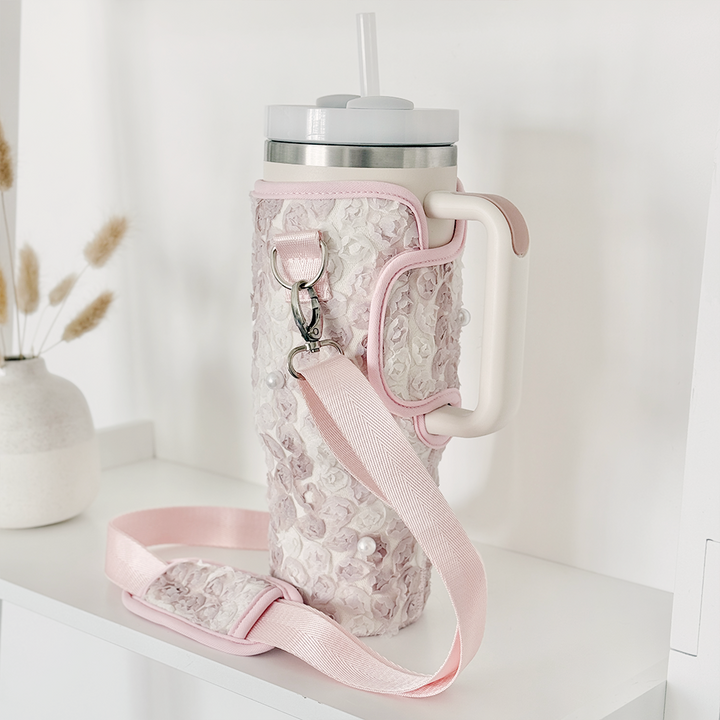 Tumbler Carry Case - Pearls in Bloom