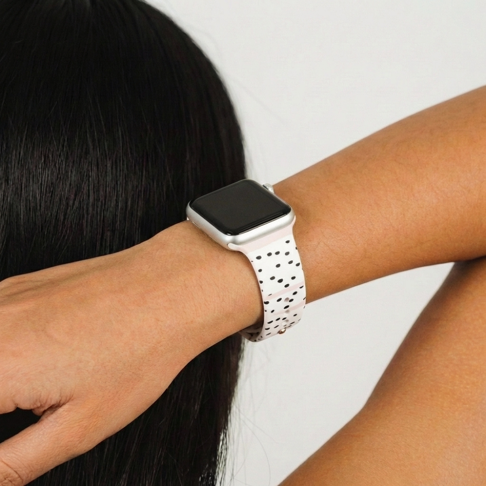 Pink Dalmatian Apple Watch Strap