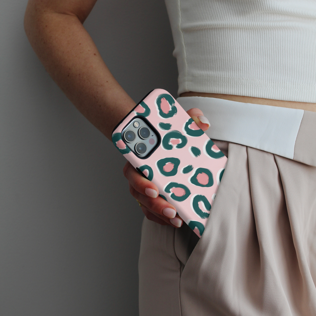 Tough MagSafe® Phone Case - Pink Leopard