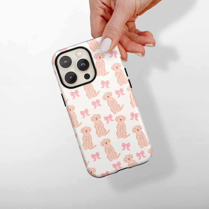 Bows & Besties Tough Phone Case - Golden Retriever