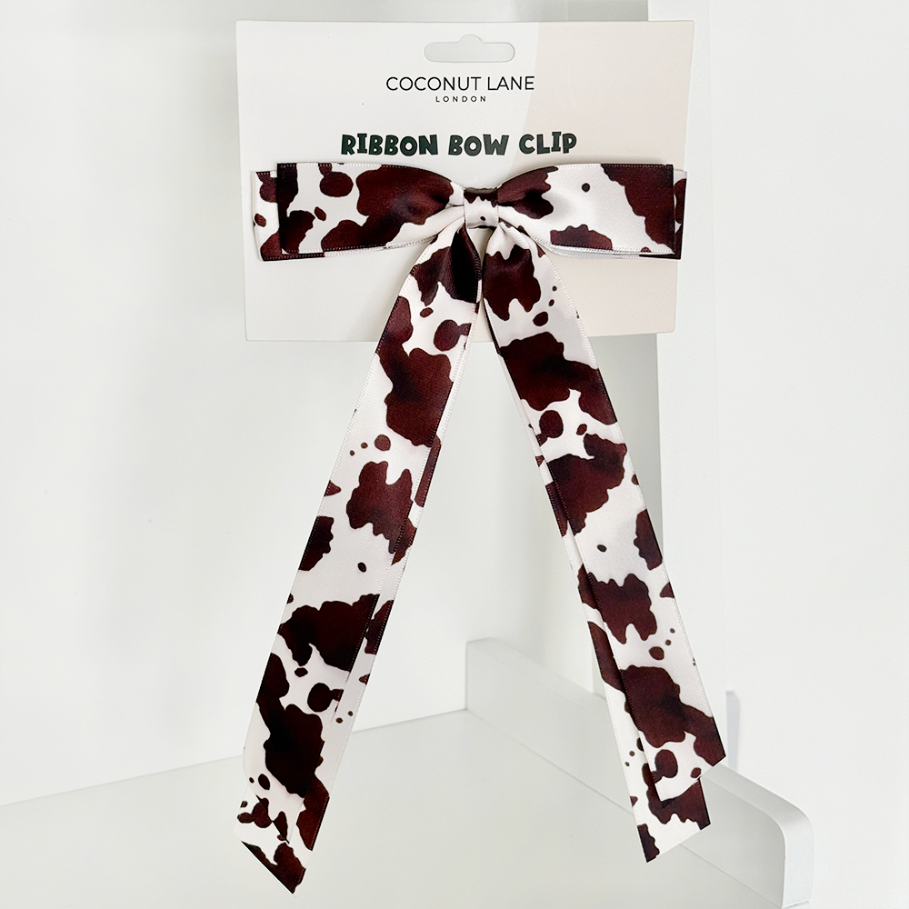 Ribbon Bow Clip - Rodeo Cowgirl | Hair Accessories | Coconut Lane