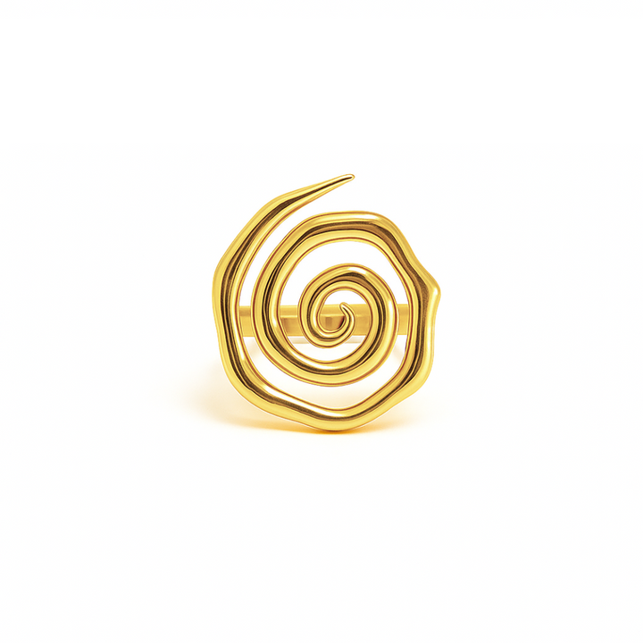 Sunset Spiral Ring