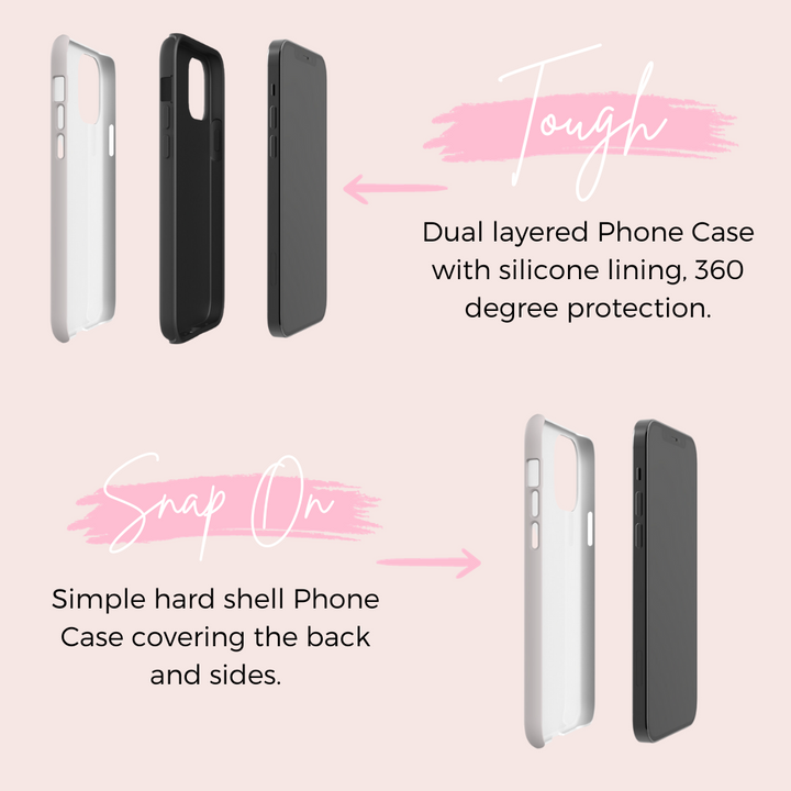 Personalised Phone Case - Pink Marble