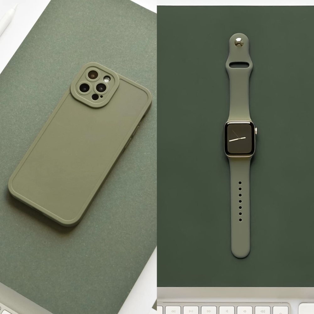 NAKD Bundle - Phone Case + Apple Watch Strap - Khaki
