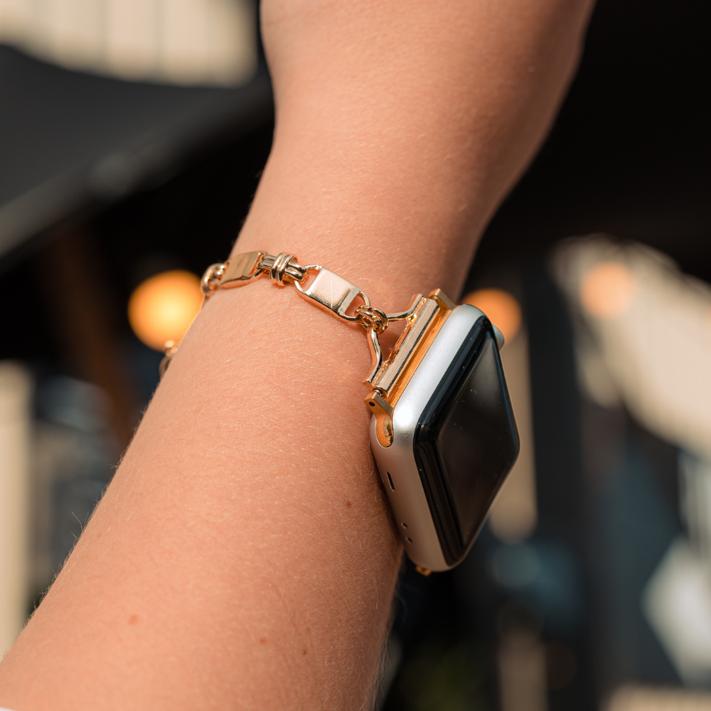 Simple Gold Bracelet Apple Watch Strap