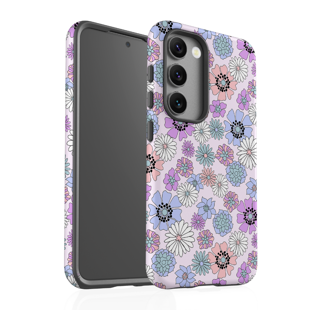 Samsung Phone Case - Pastel Flowers