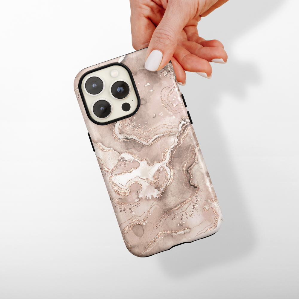Tough Phone Case - Nude Crystal Agate