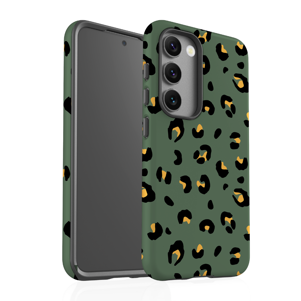 Samsung Phone Case - Khaki Leopard