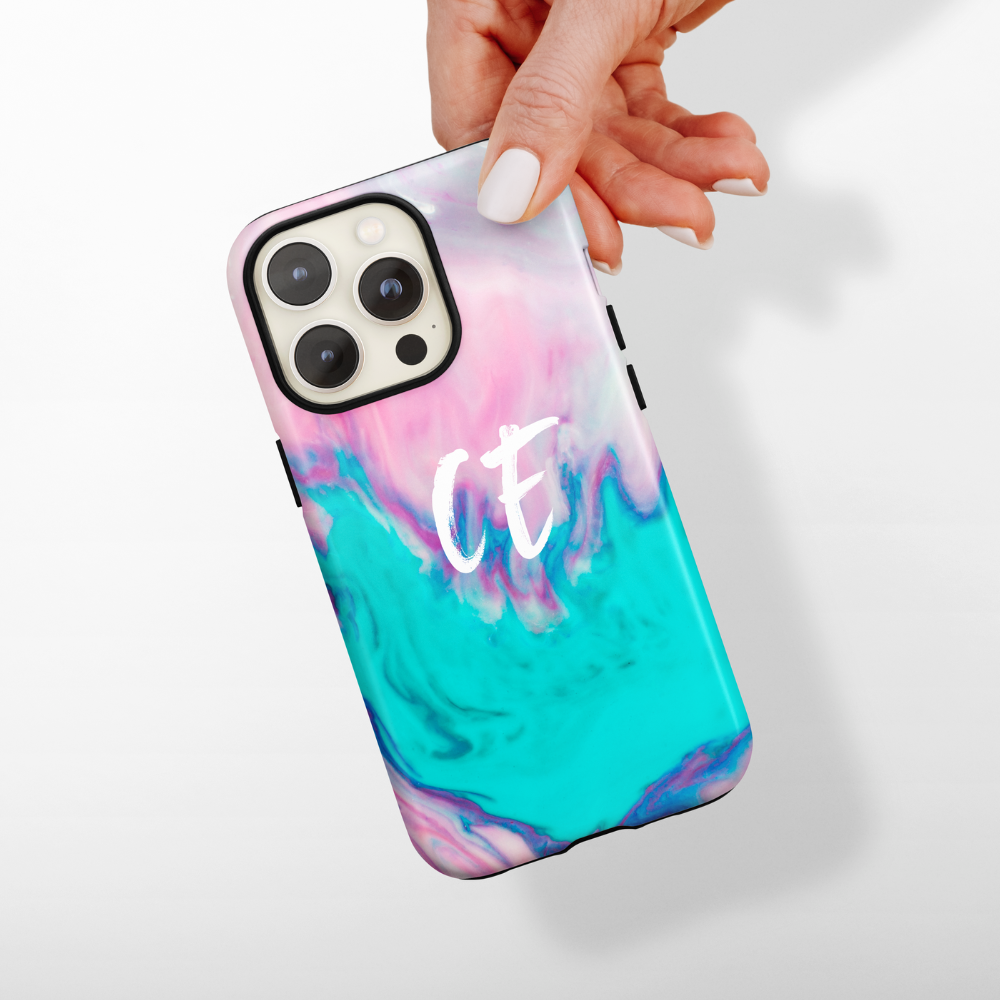 Personalised Phone Case - Aqua Splash