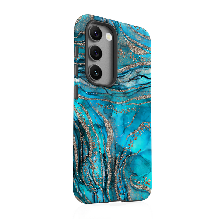 Samsung Phone Case - Turquoise Crystal Algate