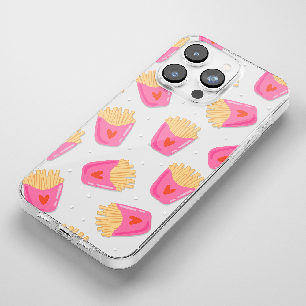 Clear Phone Case - Fries Over Guys