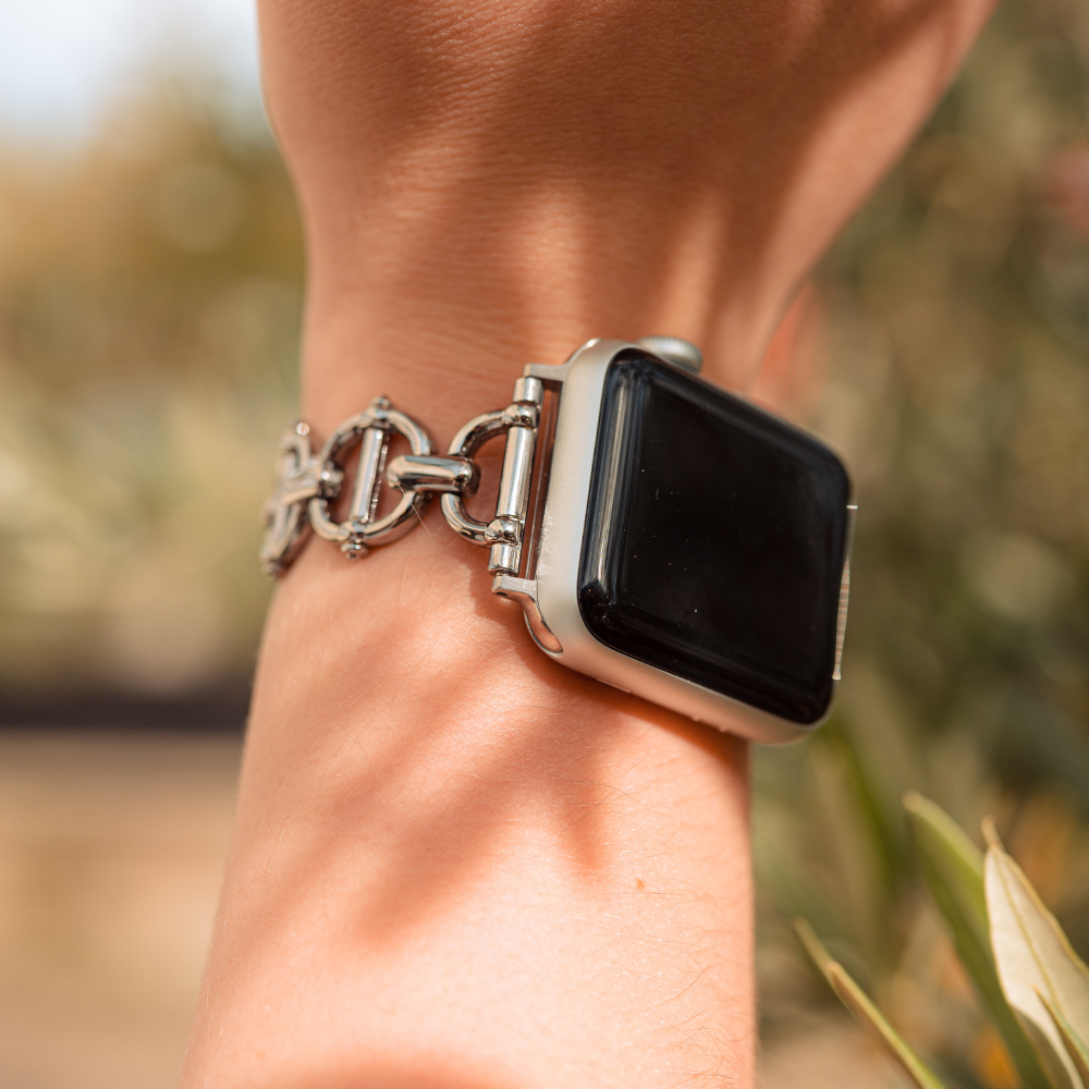Metal Link Apple Watch Strap - Silver
