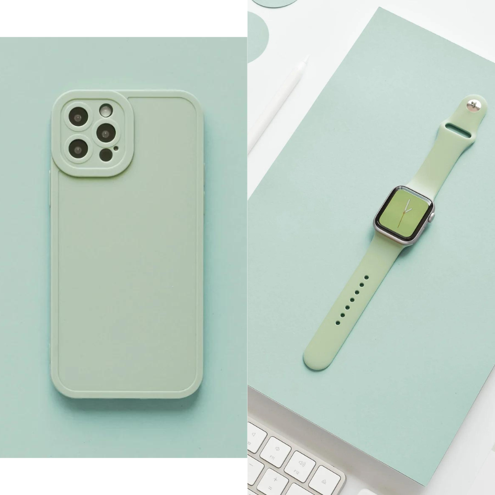 NAKD Bundle - Phone Case + Apple Watch Strap - Sage