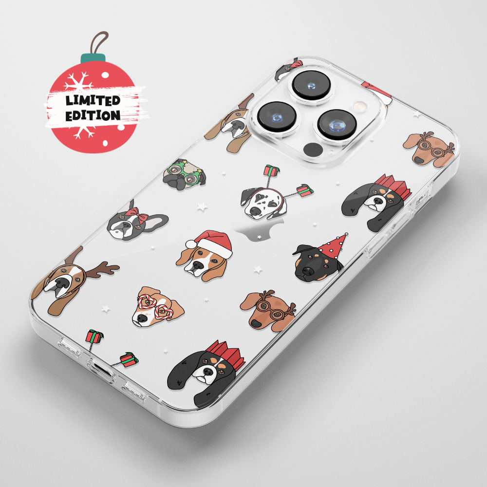Clear Phone Case - Christmas Pawty