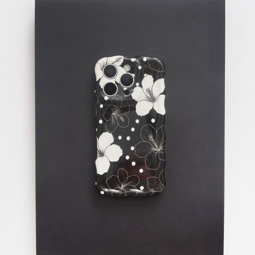 Wavy Phone Case - Mono Flora