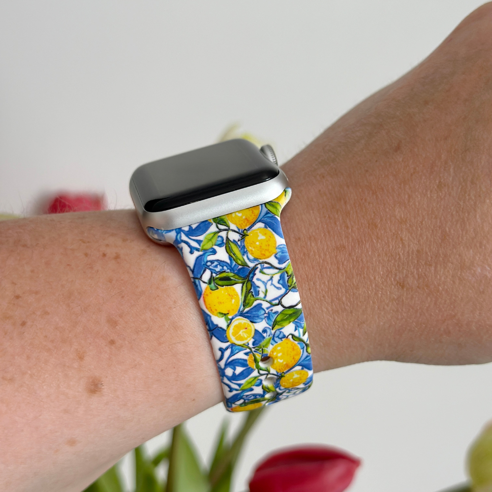 Amalfi Lemon Apple Watch Strap