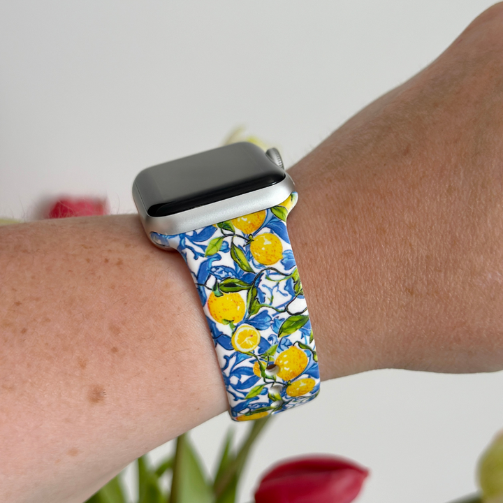 Amalfi Lemon Apple Watch Strap