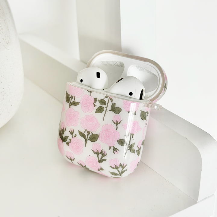 Airpods Case - Buy Me Roses Baby Pink