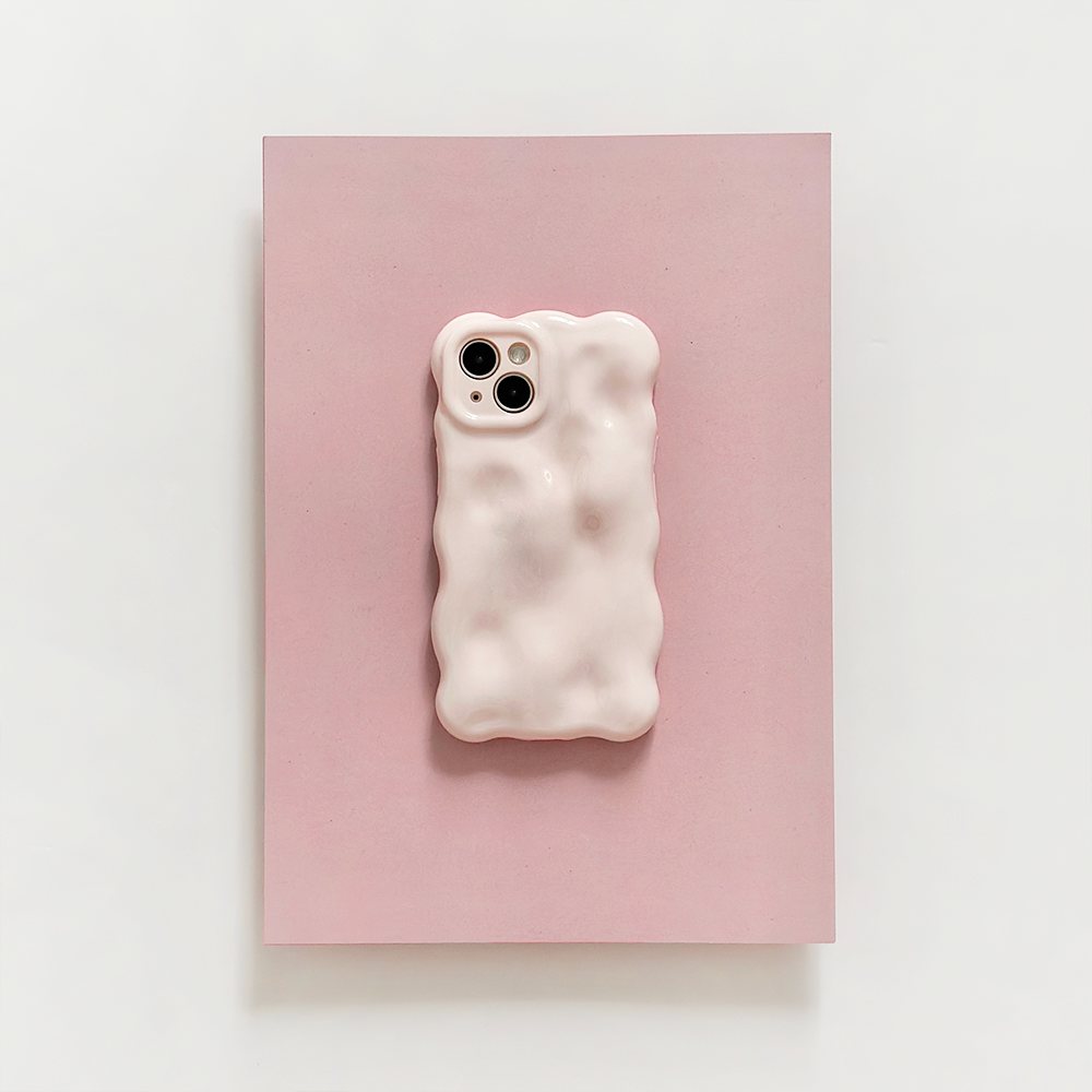 3D Bubble Phone Case - Ballet Pink