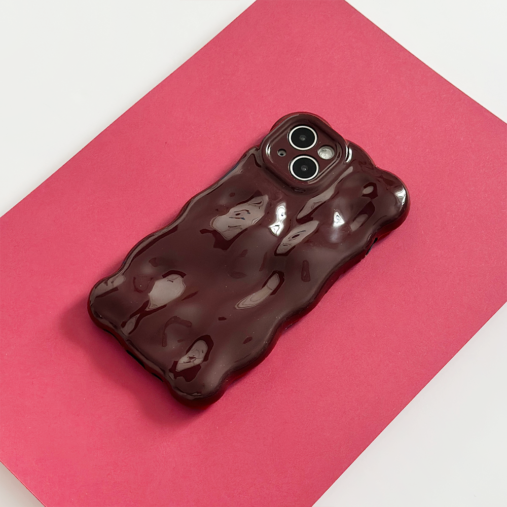 3D Bubble iPhone Case - Burgundy | Phone Cases 3D Bubble iPhone Case - Burgundy | Phone Cases