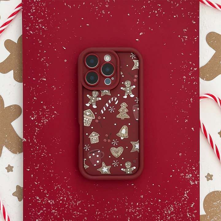 NEW - Burgundy Christmas Phone Case