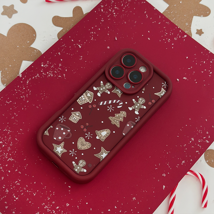 NEW - Burgundy Christmas Phone Case