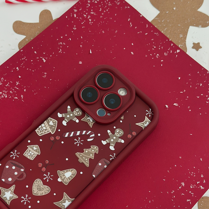 NEW - Burgundy Christmas Phone Case