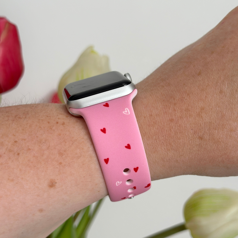 Cute Hearts Apple Watch Strap