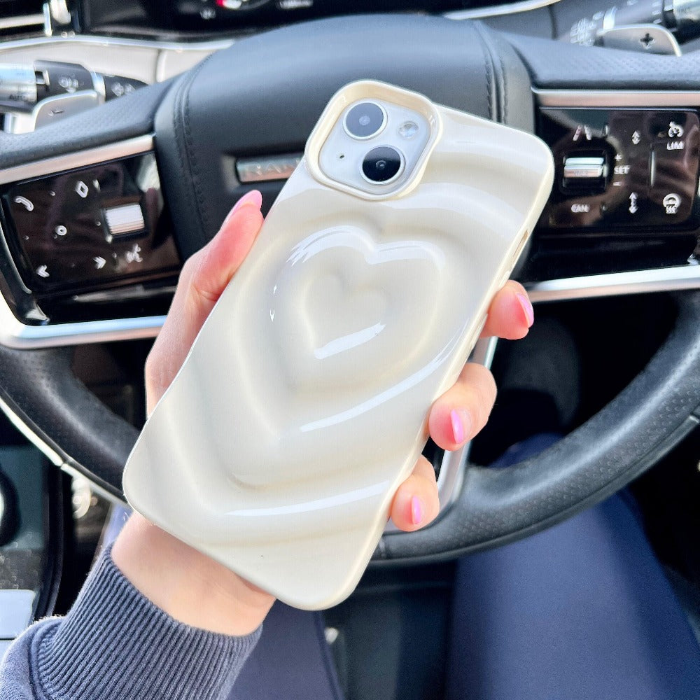 Melting Heart Phone Case - Coconut Cream Melting Heart Phone Case - Coconut Cream