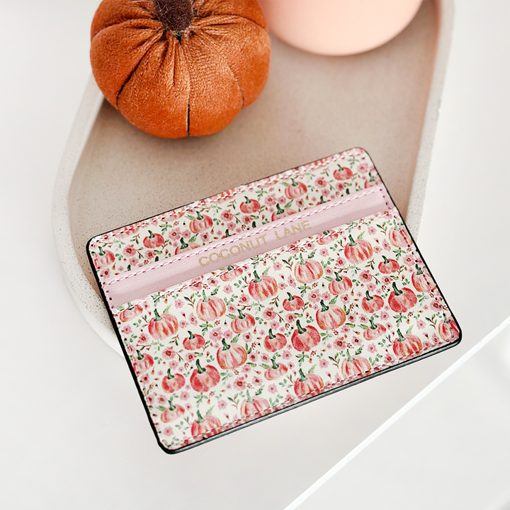 Ditsy Pumpkins Card Holder