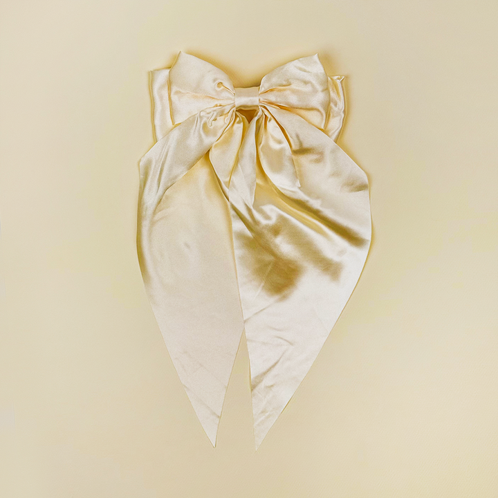 Big Bow Hair Clip - Yellow