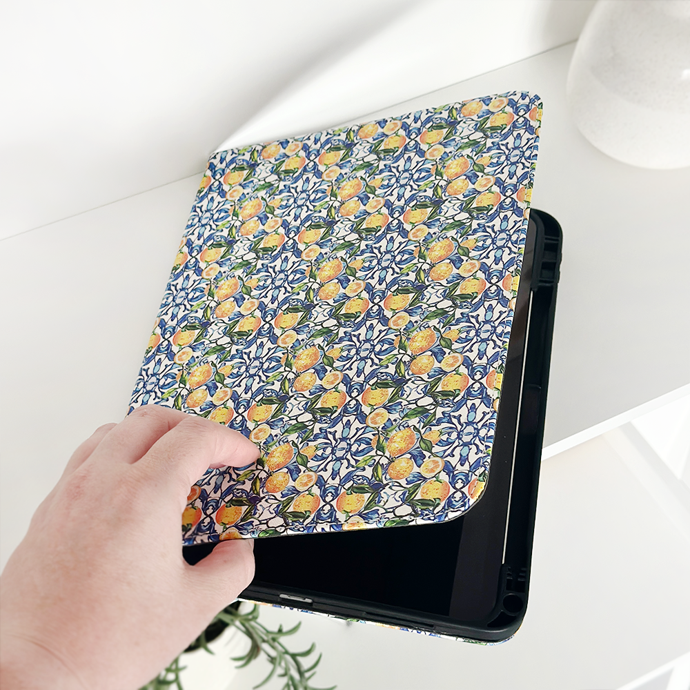 Amalfi Lemon iPad Case