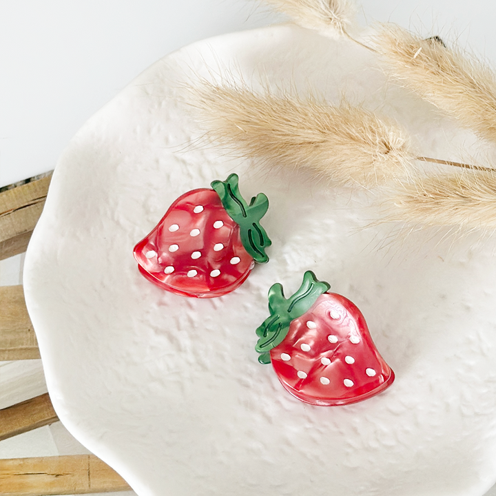 Strawberry Mini Claw Clips