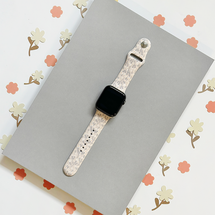 Nude Flowers Apple Watch Strap