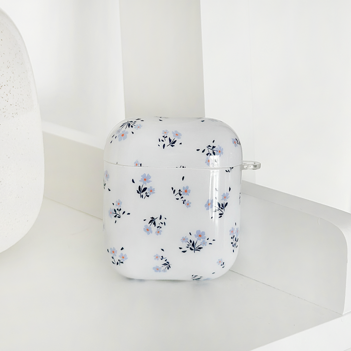 Airpods Case - Ditsy Floral Periwinkle