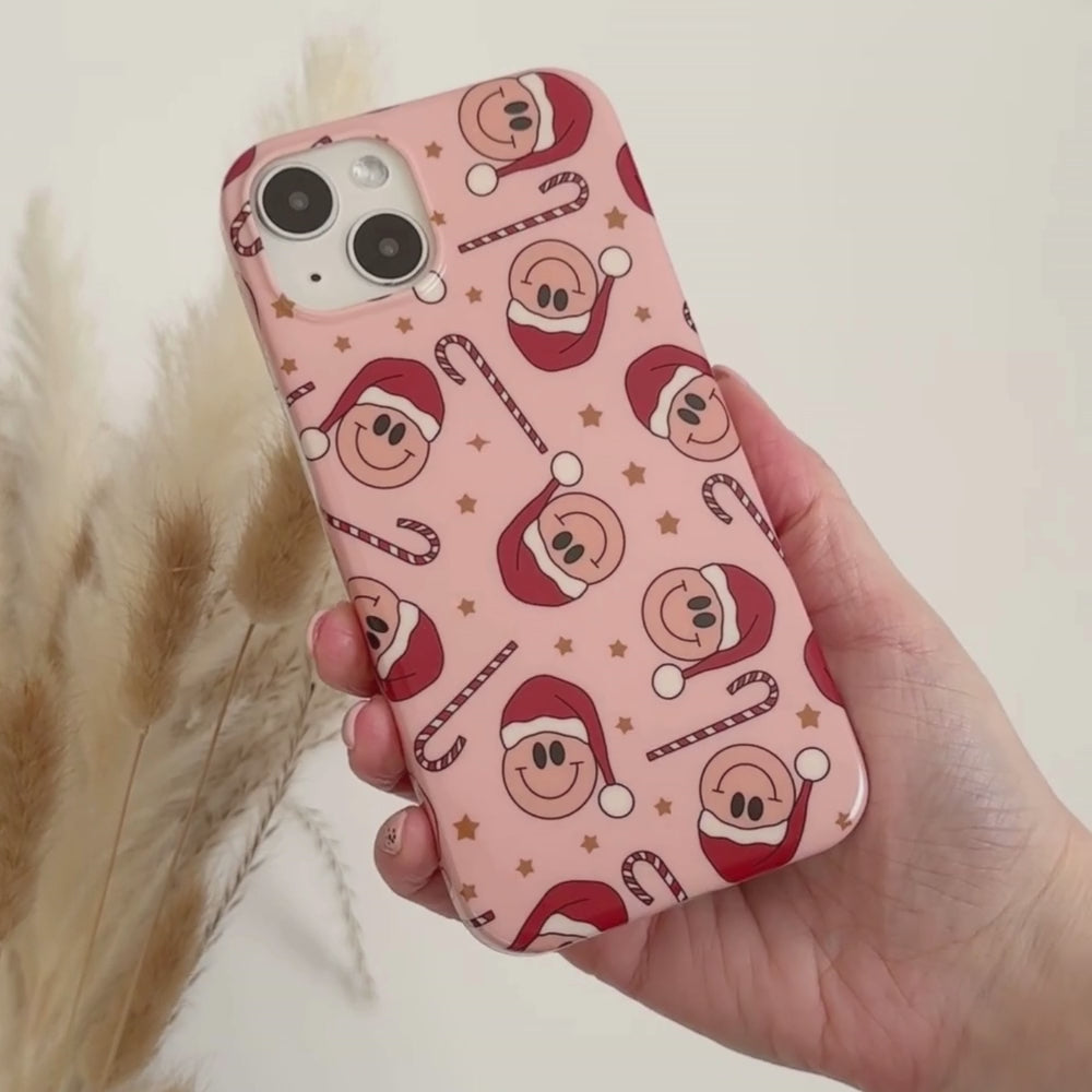 Smiley Santa Phone Case