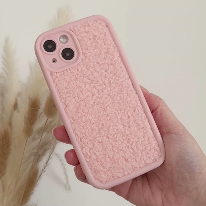 Cosy Teddy Phone Case - Pink