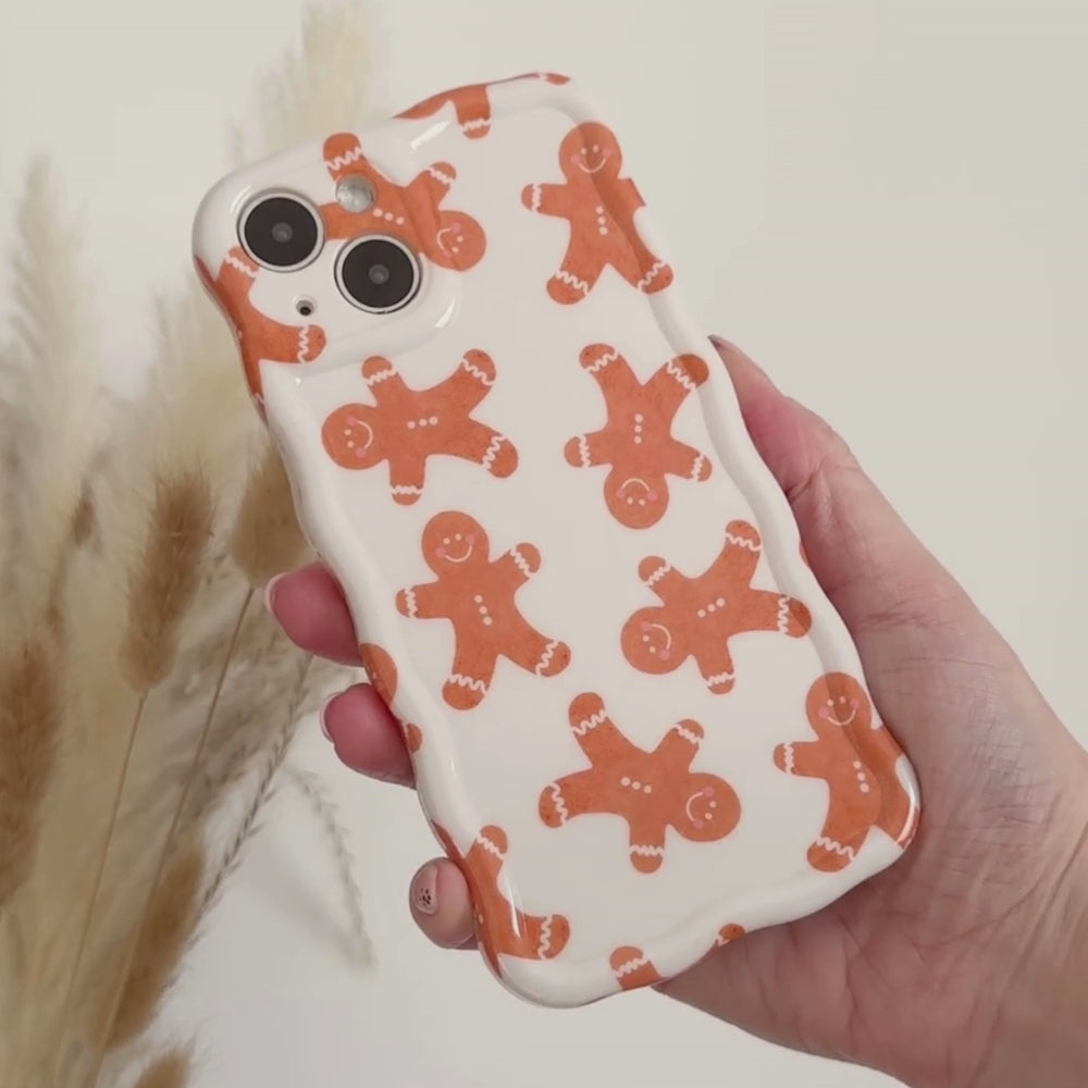 Wavy Phone Case - Gingerbread Treats
