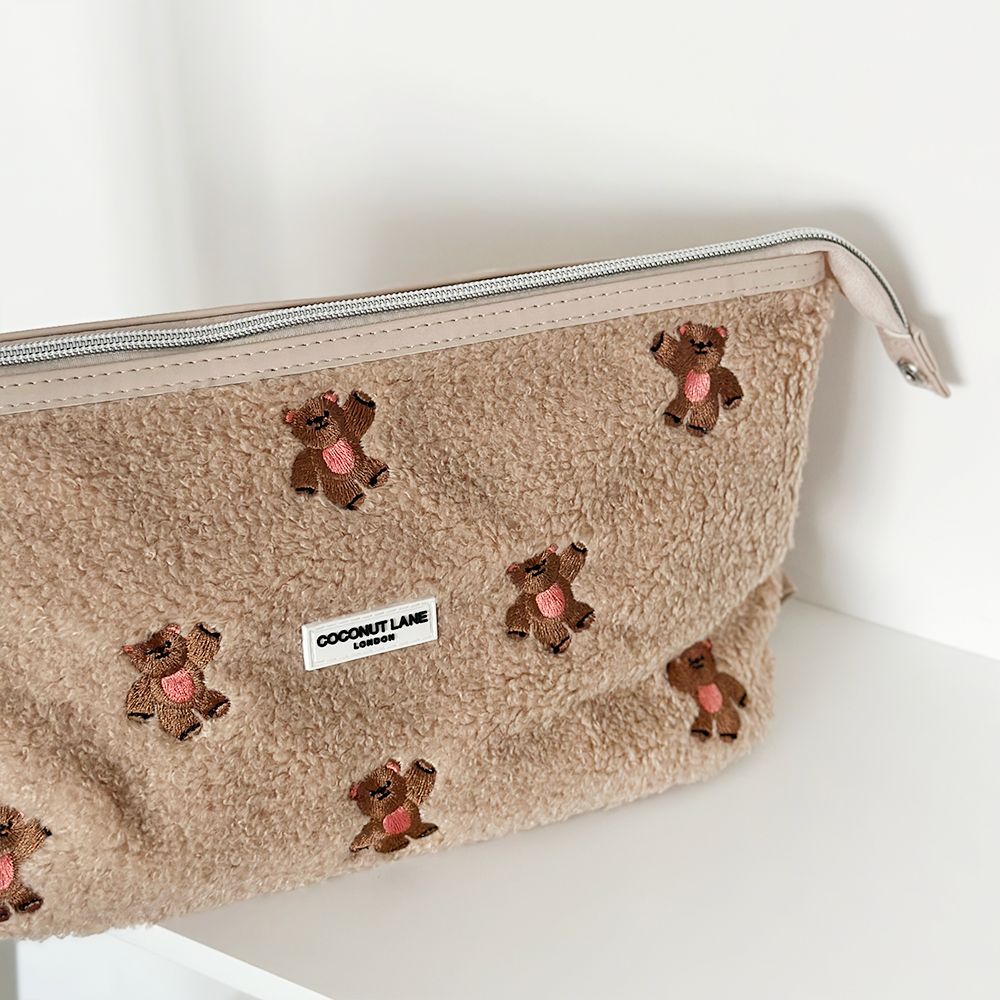 Magic Lifestyle Pouch - Theo Embroidered Teddy