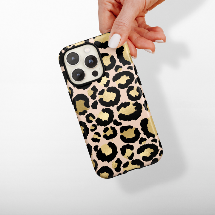 Tough Phone Case - Gold Leopard