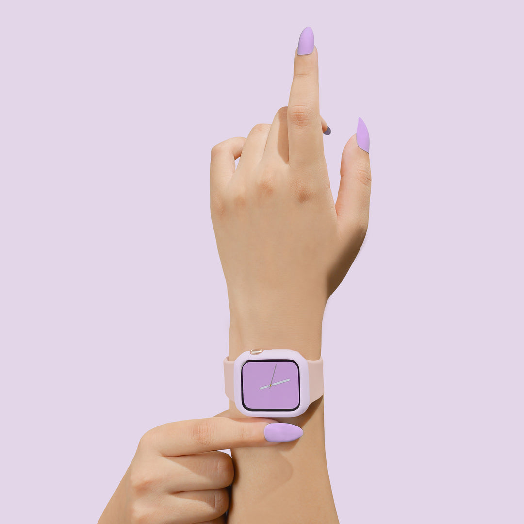 Silicone Apple Watch Case - Lilac