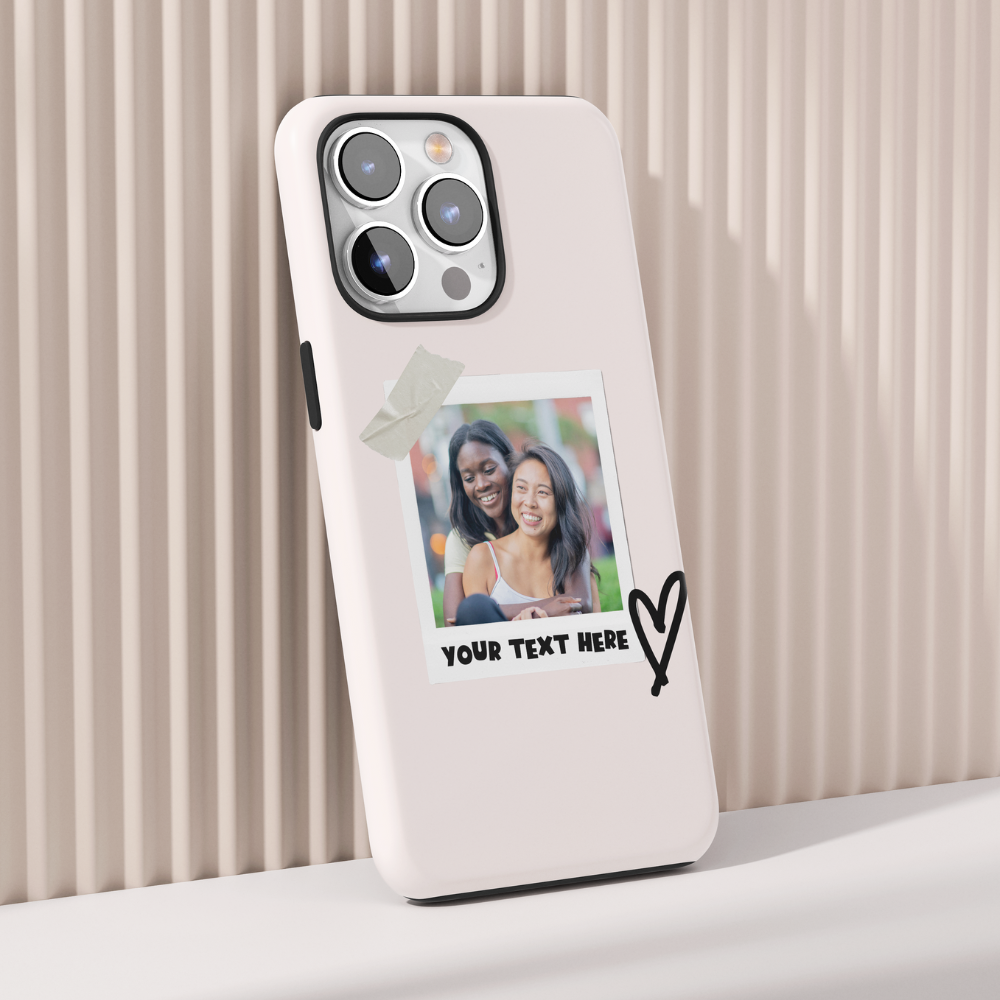 Personalised Polaroid Partner Phone Case - Upload Your Photo